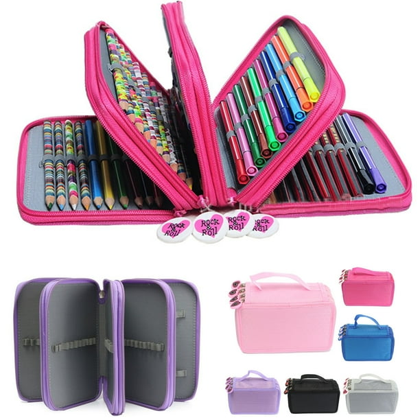 Pencil Case purple Ladies Spring Pen Bag Pencil Case purple Ladies Spring Pen Bag